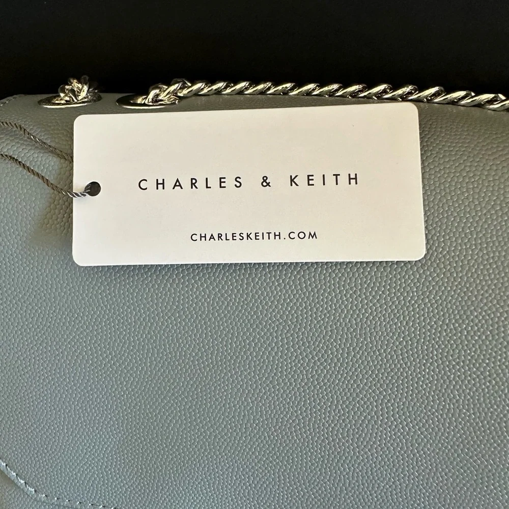 Singapore brand Charles and Keith mini bag with chain strap. - Picture 6 of 7